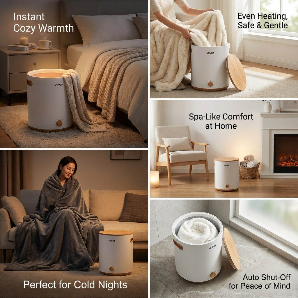 WarmNest 20L Towel & Blanket Warmer