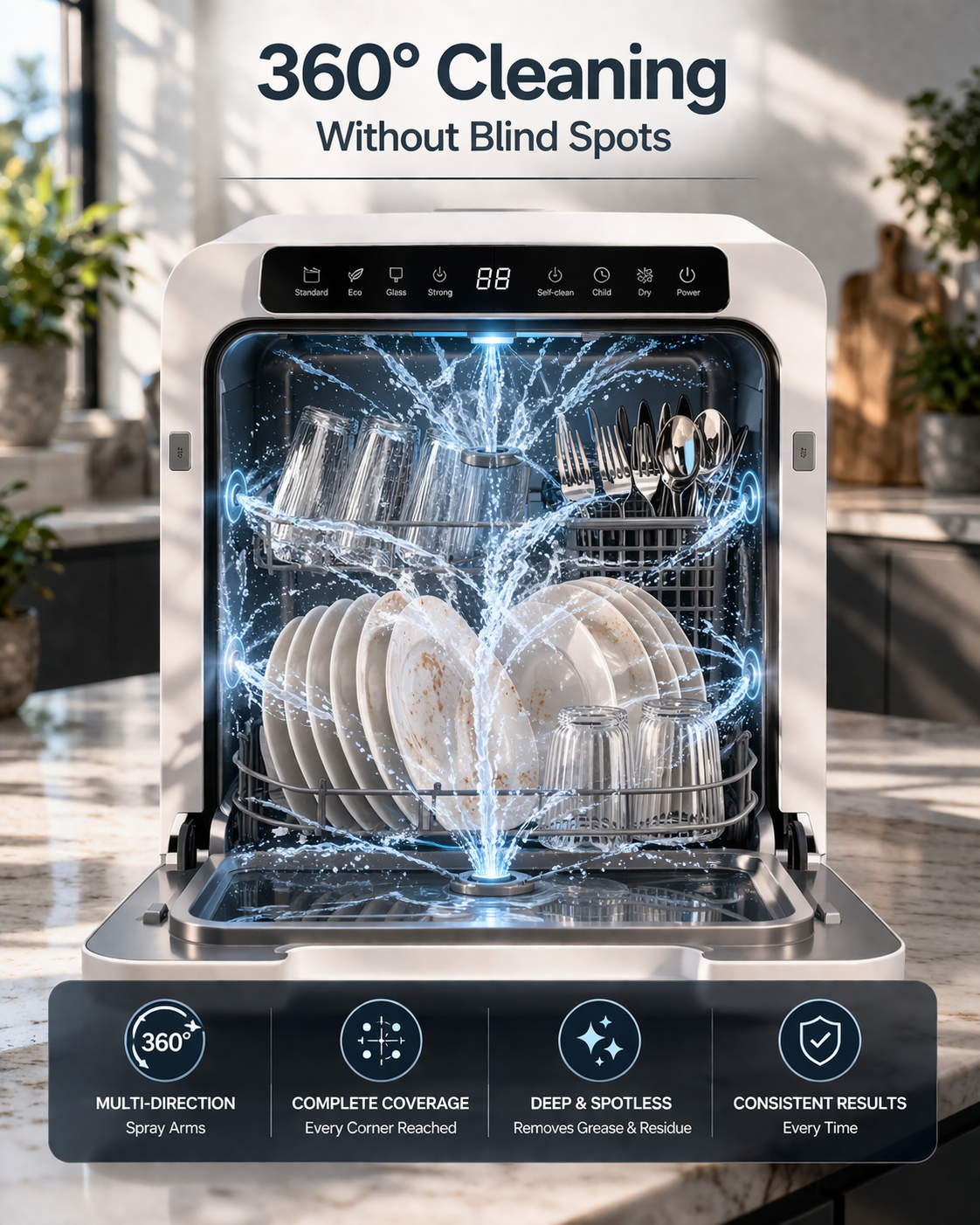 UrbanClean™ Portable Dishwasher