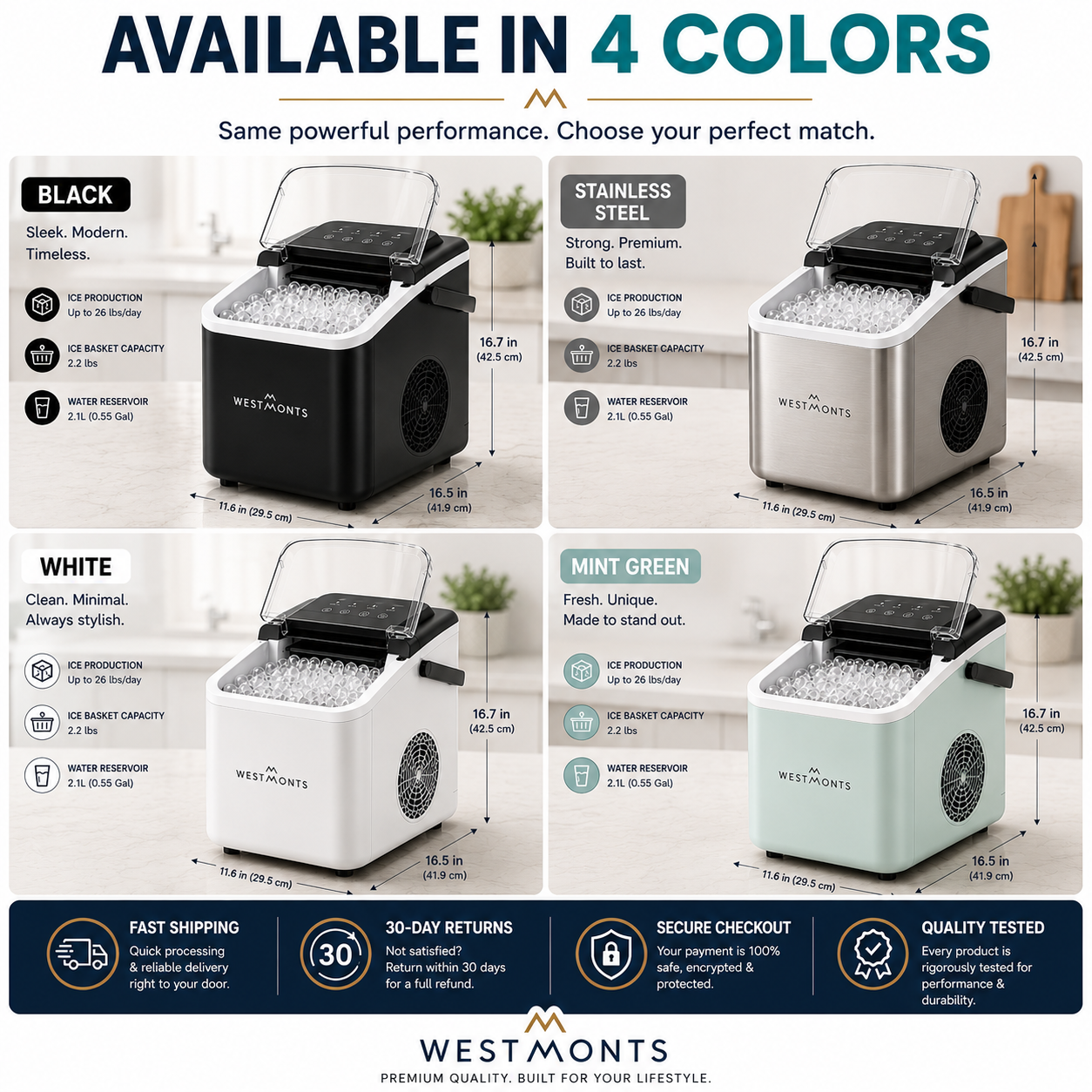 Westmonts Glacier™ Ice Maker