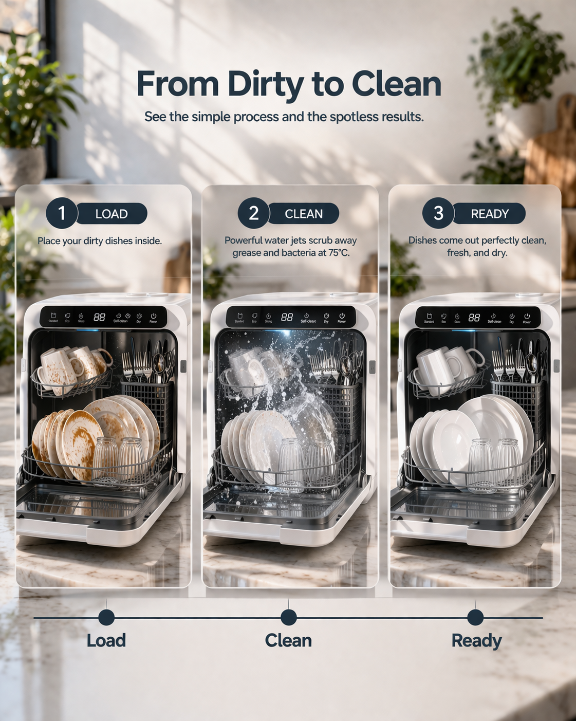 UrbanClean™ Portable Dishwasher