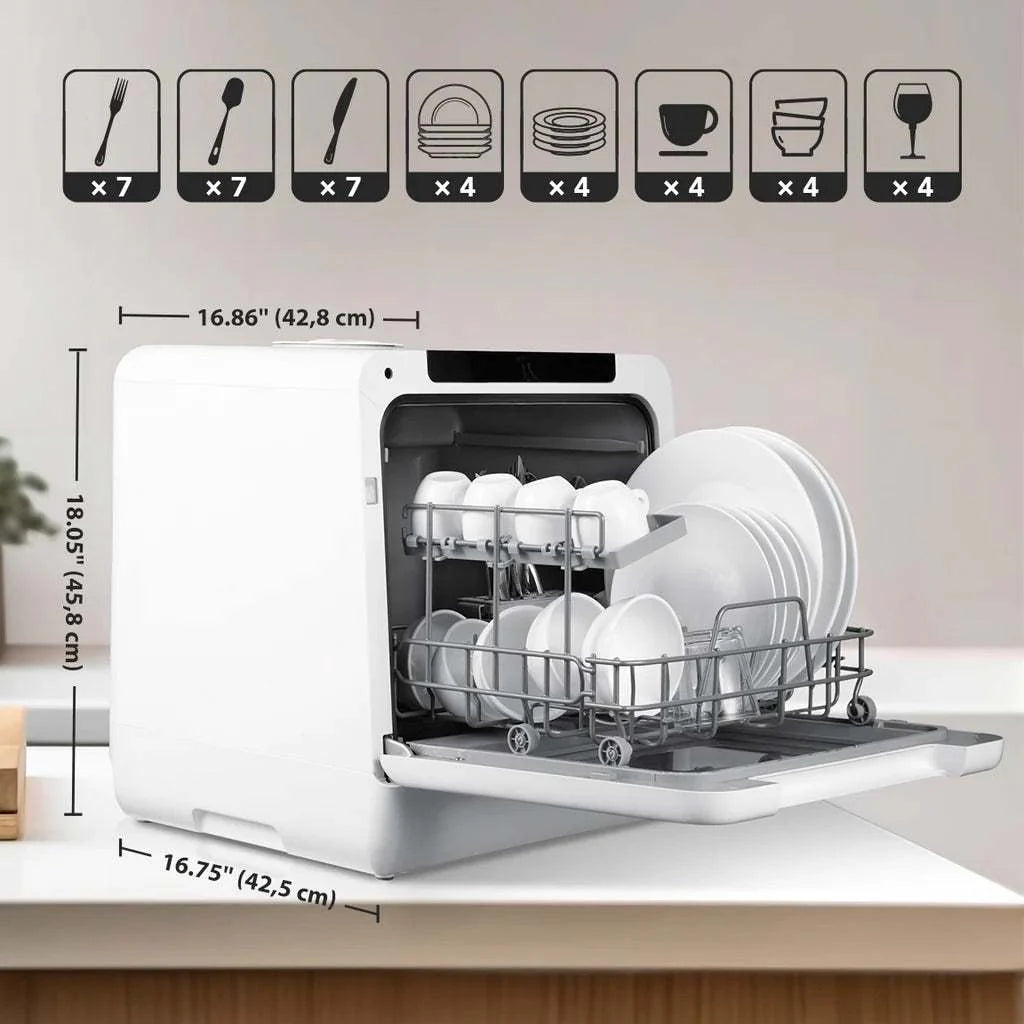 PrimeWash™ Countertop Dishwasher