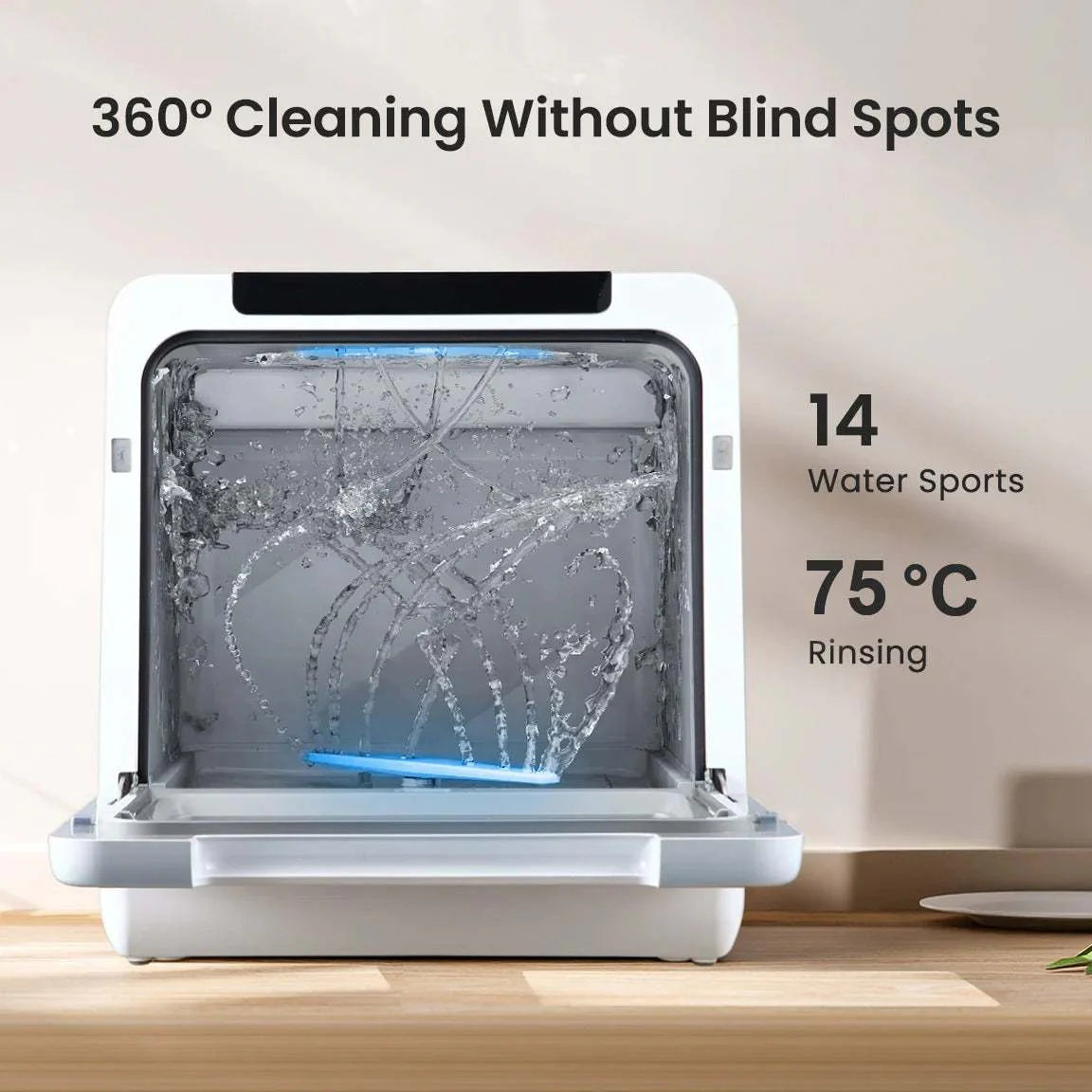 PrimeWash™ Countertop Dishwasher